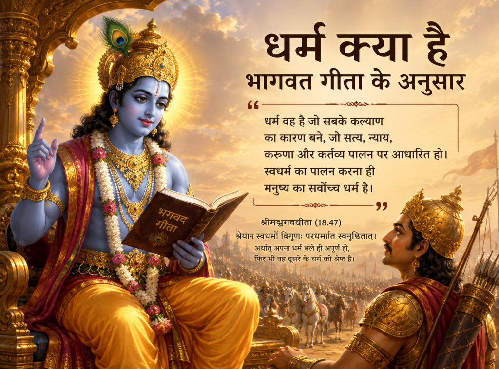 धर्म क्या है गीता के अनुशार, धर्म क्या है भागवत गीता के अनुशार, धर्म क्या है, 